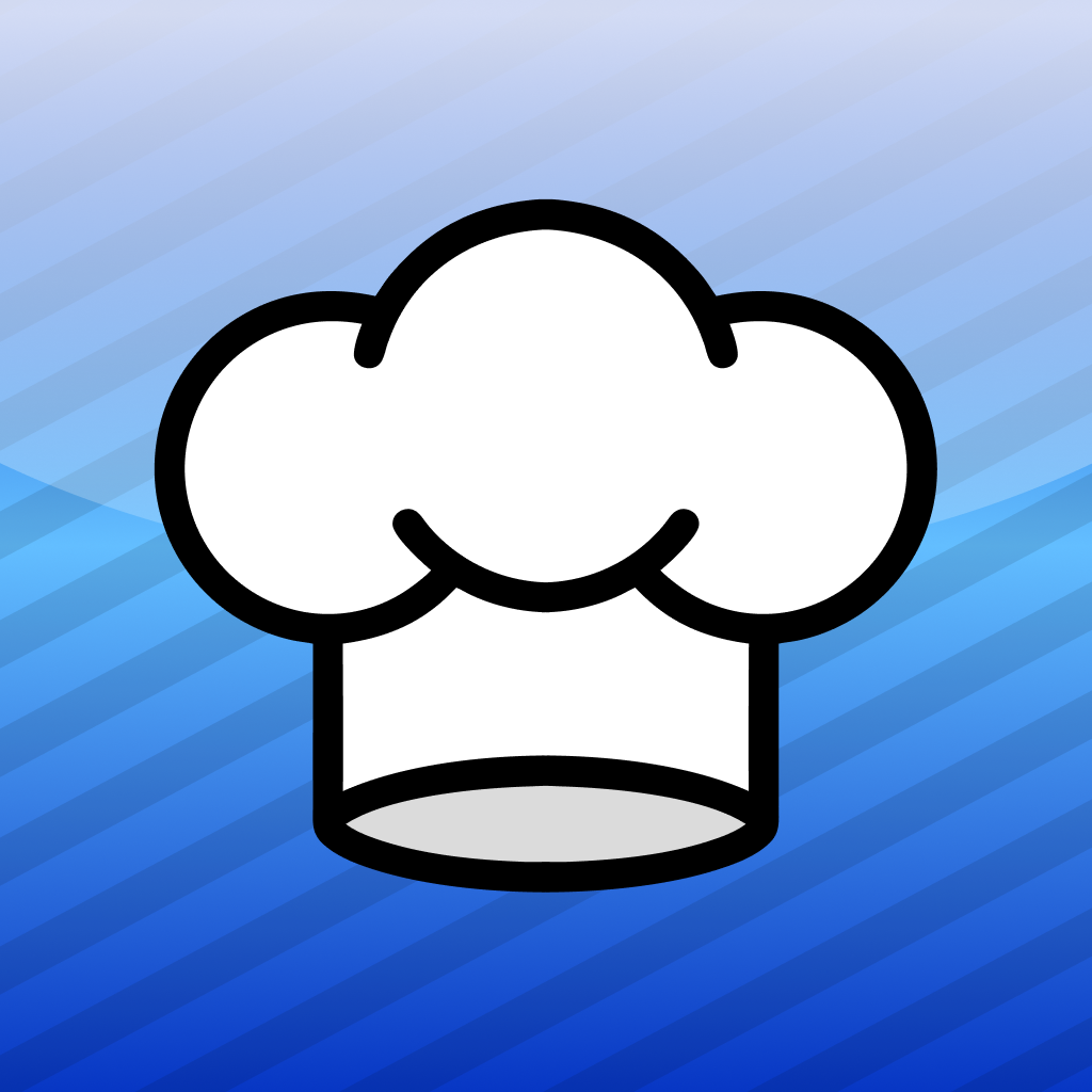 Classic pinstripe blue app icon