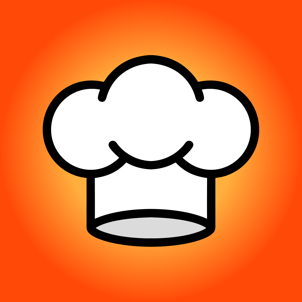 Orange radial app icon