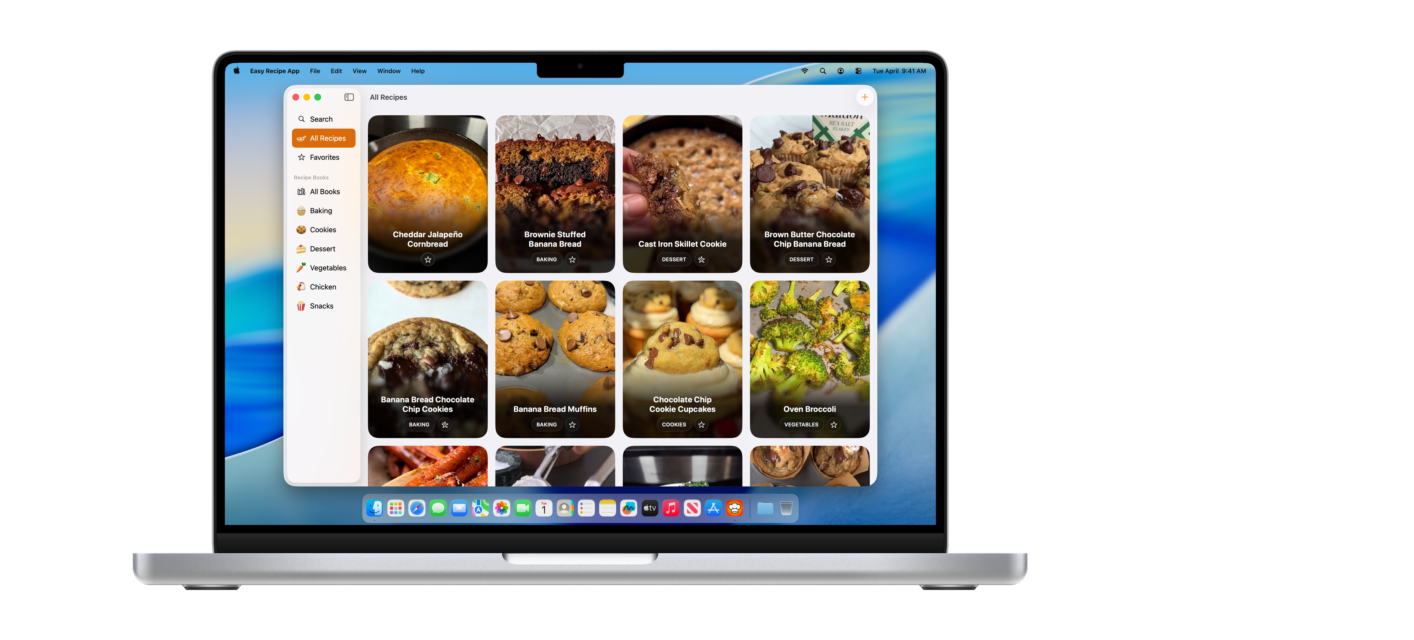 Easy Recipe App on Mac