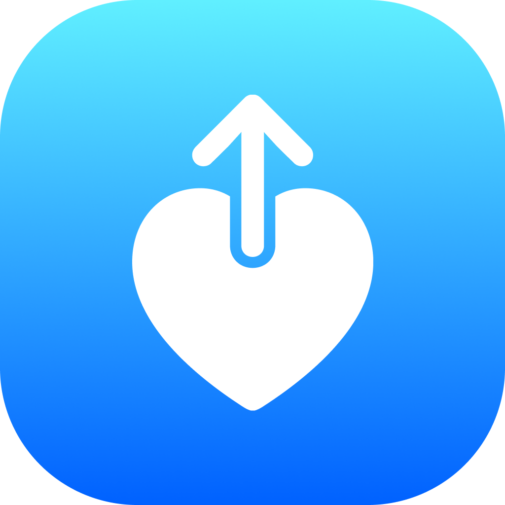 Blue Fitness Share app icon