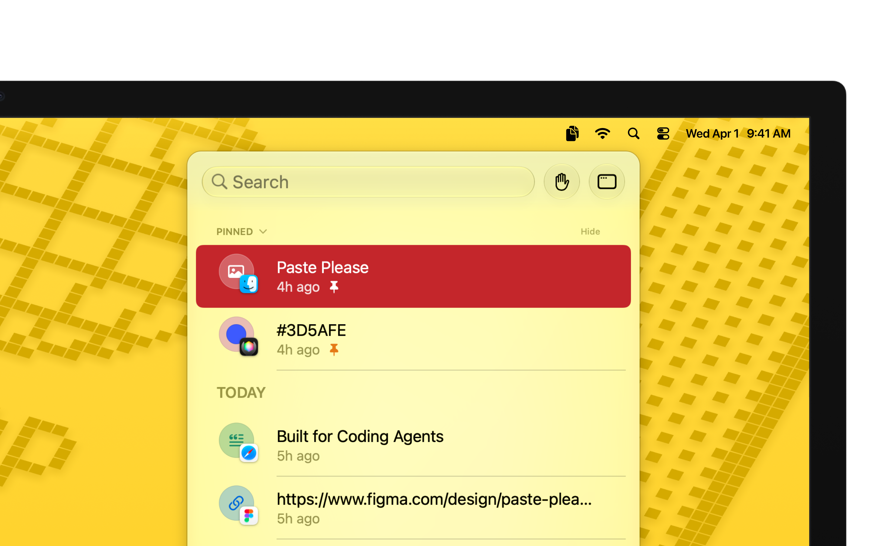 Paste Please Menu Bar clipboard history on Mac
